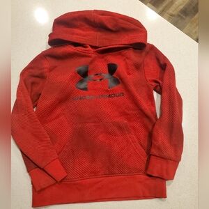 Under Armour Red Hoodie Sweatshirt. Little kid, Size 5